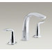 Refinia Bath Faucet Trim with High-Arch Diverter Spout and Lever Handles