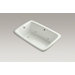 Bancroft 66" X 43.75" Drop-In Bubblemassage Bath with Heater and Chromatherapy