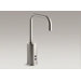 Gooseneck Single-Hole Touchless Hybrid Energy Cell-Powered Commercial Faucet