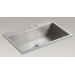 Vault 33" x 22" x 9.31" Top-Mount/Under-Mount Large Single-Bowl Kitchen Sink with 3 Faucet Holes
