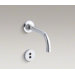 Purist Wall-Mount Touchless Faucet Trim with 35 Degree Spout