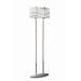 Two Light Floor Lamp in Chrome