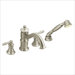 Waterhill Double Handle Roman Tub Faucet with Built-in Hand Shower Diverter