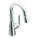 Ascent One Handle Single Hole High Arc Pull Down Bar Faucet