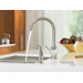 Level Single Handle Single Hole High Arc Kitchen Faucet with Optional Side Spray