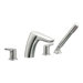 Method Double Handle Low Arc Roman Tub Faucet with Hand Shower