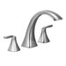 Voss Double Handle Roman Deck Mount Tub Faucet Trim