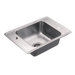 Commercial 24" x 17" Single Bowl Drop-In Classroom Sink