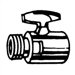 Shower Head Volume Control Valve