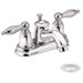 Castleby Centerset Bathroom Faucet with Double Lever Handles