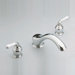 Monticello Inspirations Roman Tub Shower Faucet Trim with Stainless Steel Handles