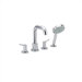 Focus 4 - Hole Dual Function and Diverter Roman Tub Faucet With Shower Head