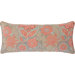 Shalini Double Boudoir Pillow in Terracotta / Slate