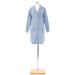 Ink Dots Night Shirt in Indigo