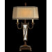 Newport Two Light Table Lamp in Rustic Burnished Gold