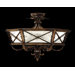 Newport 3 Light Semi Flush Mount