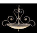 Stile Bellagio Three Light Pendant in Tortoised Leather Crackle