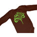 Tree of Life Chocolate Long Sleeve Bodysuit