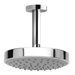 TechnoJet Ceiling Mount Showerhead with Arm
