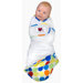 Snug and Tug Swaddle Blanket, Caribbean Blue - Preemie