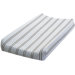 Blue with Chocolate Stripes Changing Pad Cover