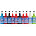 10 Flavor Combo Pack Snow Cone Shaved Ice Syrup Quart