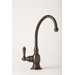 Hampton One Handle Single Hole Kitchen Faucet with Lever Handle