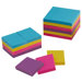 Adhesive Notes, 3"x3", 12/PK, Extreme Colors