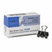 Medium Binder Clip, 1-1/4"Wide, 5/8" Capacity, 12/BX, Black