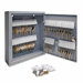 Secure Key Cabinet, Gray, Various Sizes