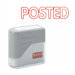 POSTED Title Stamp, 1-3/4"x5/8", Red Ink