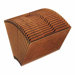 Accordion Files, No-Flap, 21 Pckts, A-Z, Legal, 15"x10", Brown