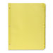 Plastic Tab Indexes, 3HP, Numerical 1-31, 11"x8-1/2", 25/ST, Buff