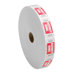 Roll Tickets, Admit One, 2000 Tickets Per Roll, Red