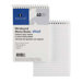Wirebound Memo Book, Side Spiral, 50 Shts, 5"x3", White
