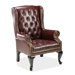 Guest Side Chair with Wood Leg