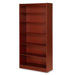Lorell High-quality Veneer Bookcases, Cherry