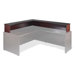 Lorell 88000 Fluted Edge Veneer Furniture , Mahogany