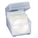 Compucessory CD/DVD Storage Box W/Sleeves, Clear