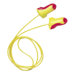 Foam Ear Plugs, Reusable, T-Shape, Corded, 100 per Box, Pink/Yellow