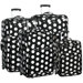 Polka Dot 4 Piece Luggage Set