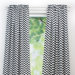 Zig Zag Rod Pocket Curtain Panel