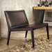 Frith Leather Slipper Chair