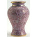 Floral Rose Teardrop Cloisonn&eacute; Large / Adult Urn with Velvet Bag