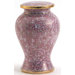 Floral Rose Teardrop Cloisonn&eacute; Extra Small Infant / Child Urn with Velvet Bag