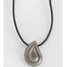 Brushed Pewter TearDrop Keepsake Pendant