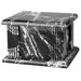 Classic Natural Imported Marble Adult Urn in Midnight Sky
