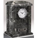 Clock Tower Deluxe Natural Marble Large / Adult Urn in Ebony and Black