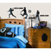 Sports Silhouettes Peel and Stick Wall Sticker