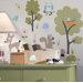 Woodland Animals Peel and Stick Wall Sticker
